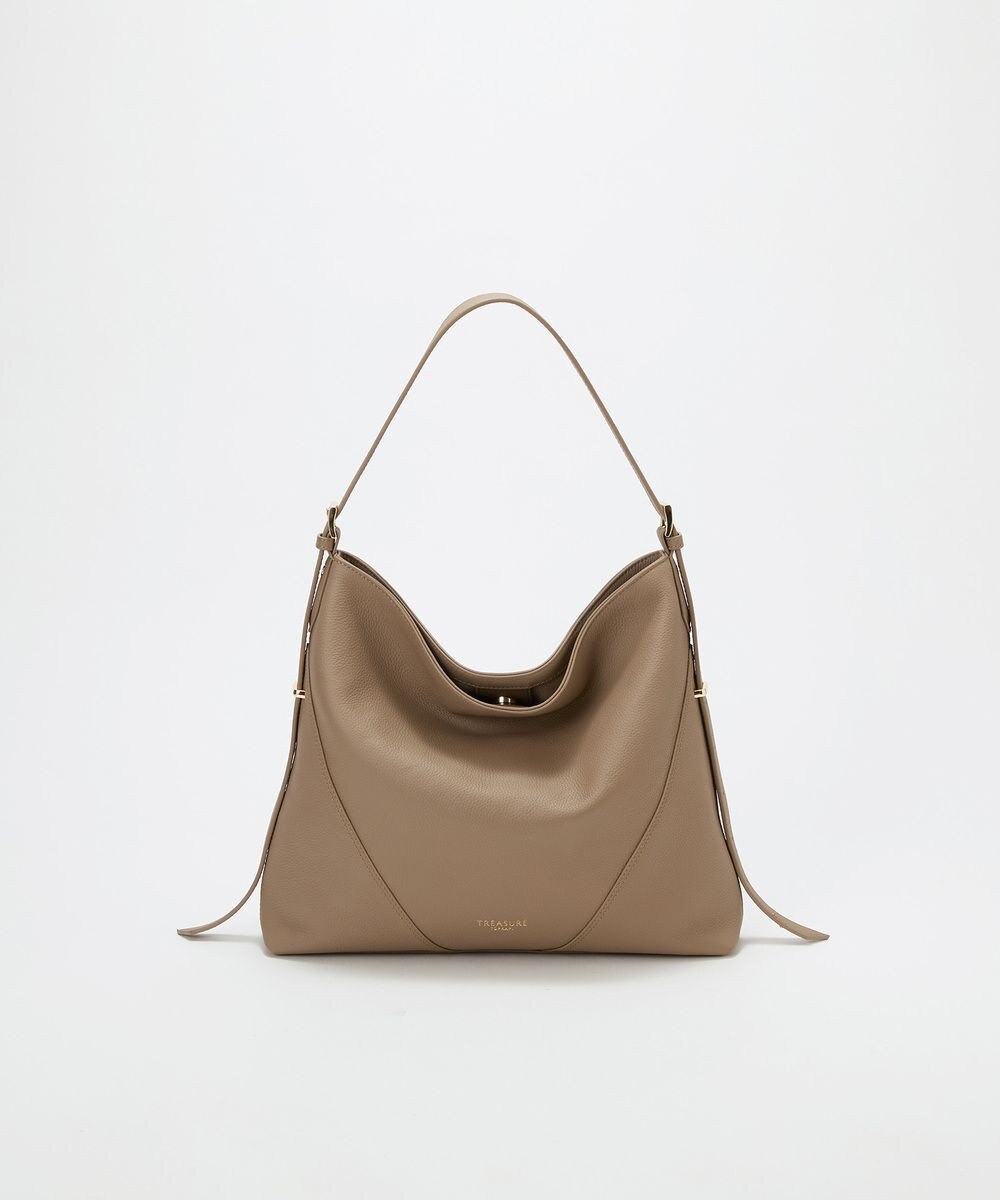 TOPKAPI 【TREASURE TOPKAPI】シュリンクレザー ワンハンドル 2way ショルダー バッグ 