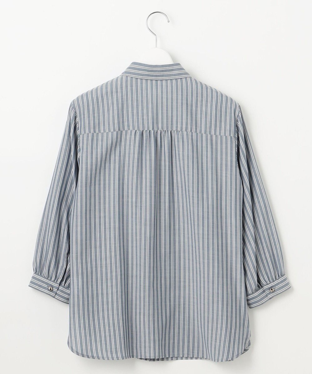 J.PRESS LADIES 【洗える】ウォッシャブルキュプラツイル ピンタック ブラウス 