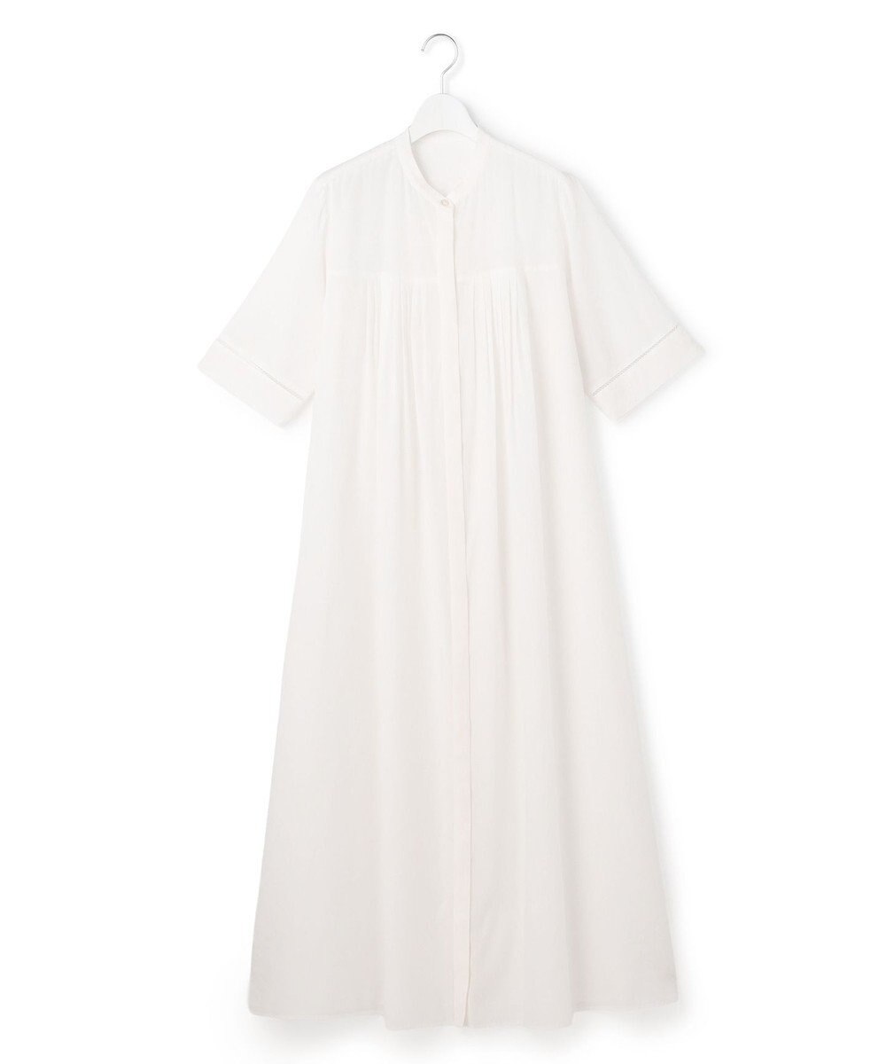 ICB L リネンスラブローン シャツワンピース 