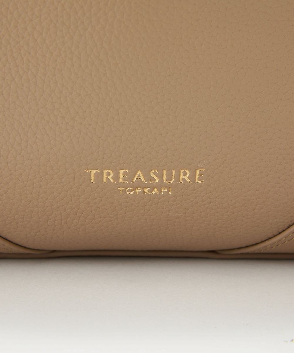 TOPKAPI 【TREASURE TOPKAPI】シュリンクレザー ワンハンドル 2way ショルダー バッグ 