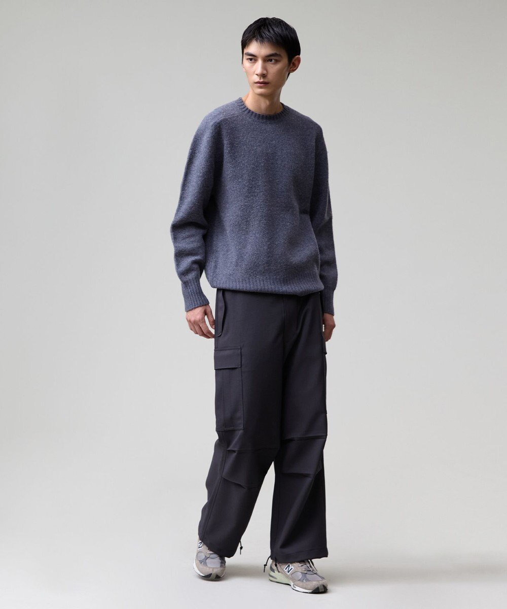 J.PRESS MEN 【J.PRESS ORIGINALS】【UNISEX】Shaggy Saddle Crew Neck Sweater 