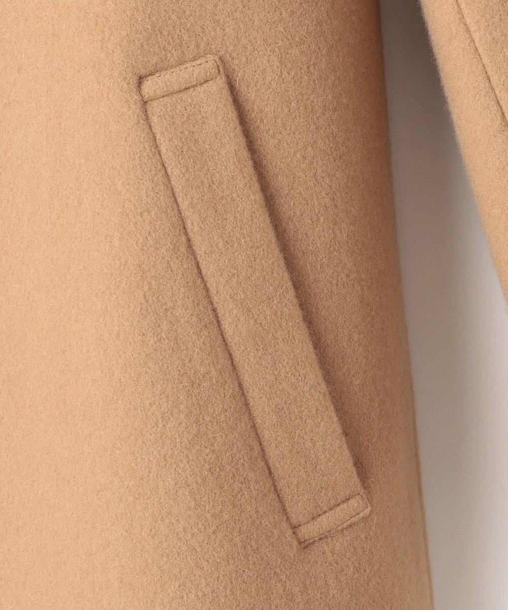 組曲 【2WAY・WEB限定】ショートビーバー フーディーロングコート 