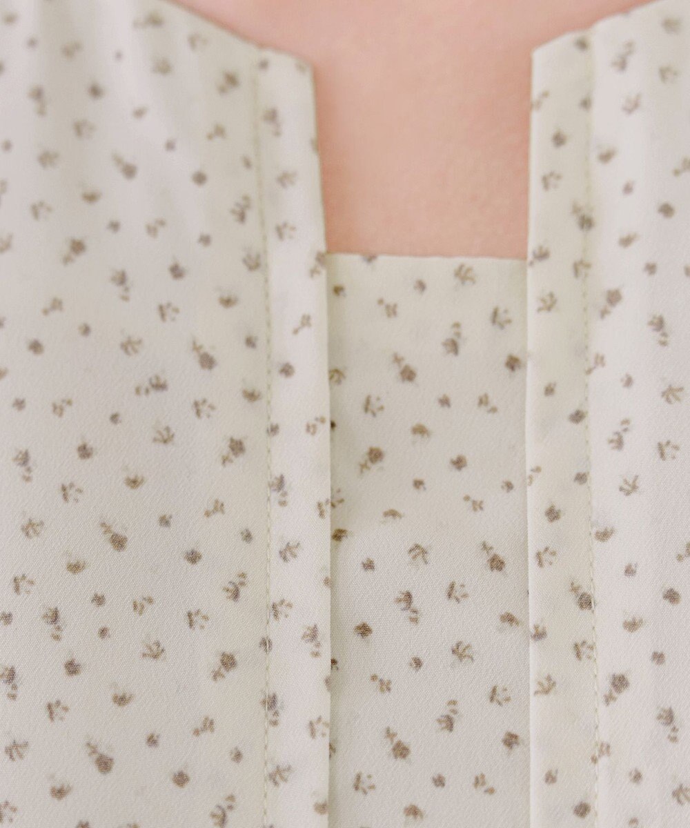 Tiaclasse L 【洗える】変形ドット柄ワンピース 