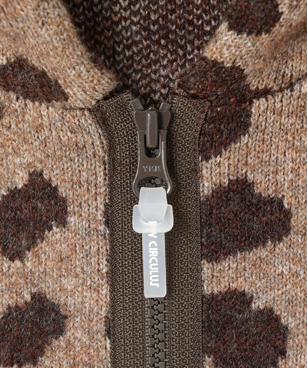 PW CIRCULUS 【WOMEN】SNOW LEOPARD柄フーディー 