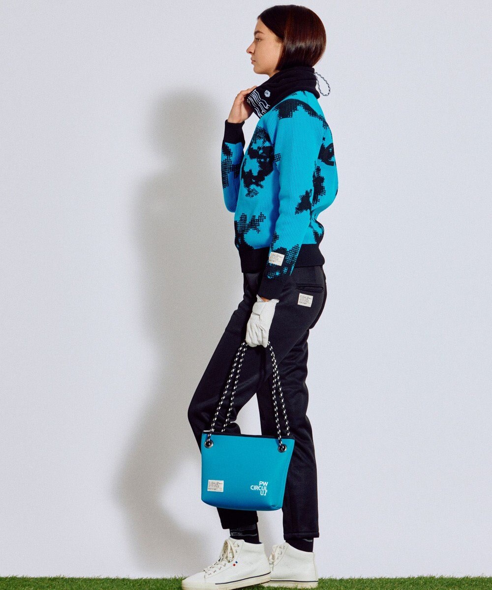 PW CIRCULUS 【WOMEN】Spark dot camouflage 軽量ニット ゴルフウェア レディース 