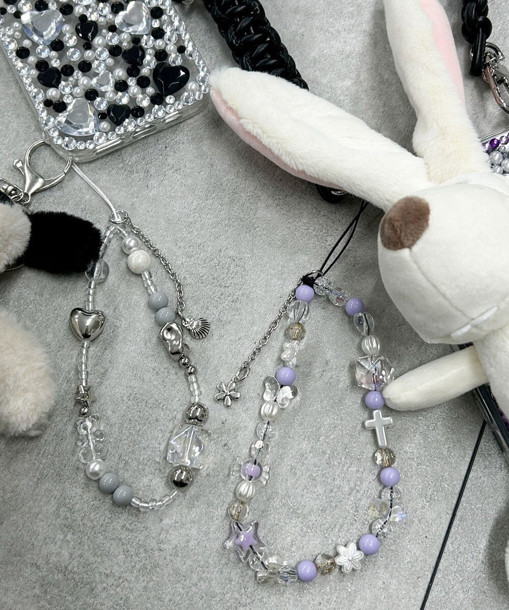 WEGO ビーズストラップキーホルダーC 