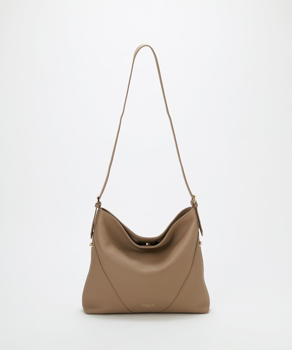 TOPKAPI 【TREASURE TOPKAPI】シュリンクレザー ワンハンドル 2way ショルダー バッグ 