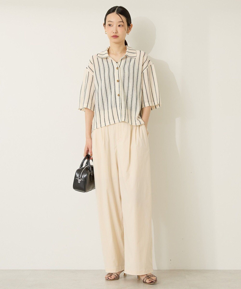 AMERICAN HOLIC メッシュ半袖ブラウス 