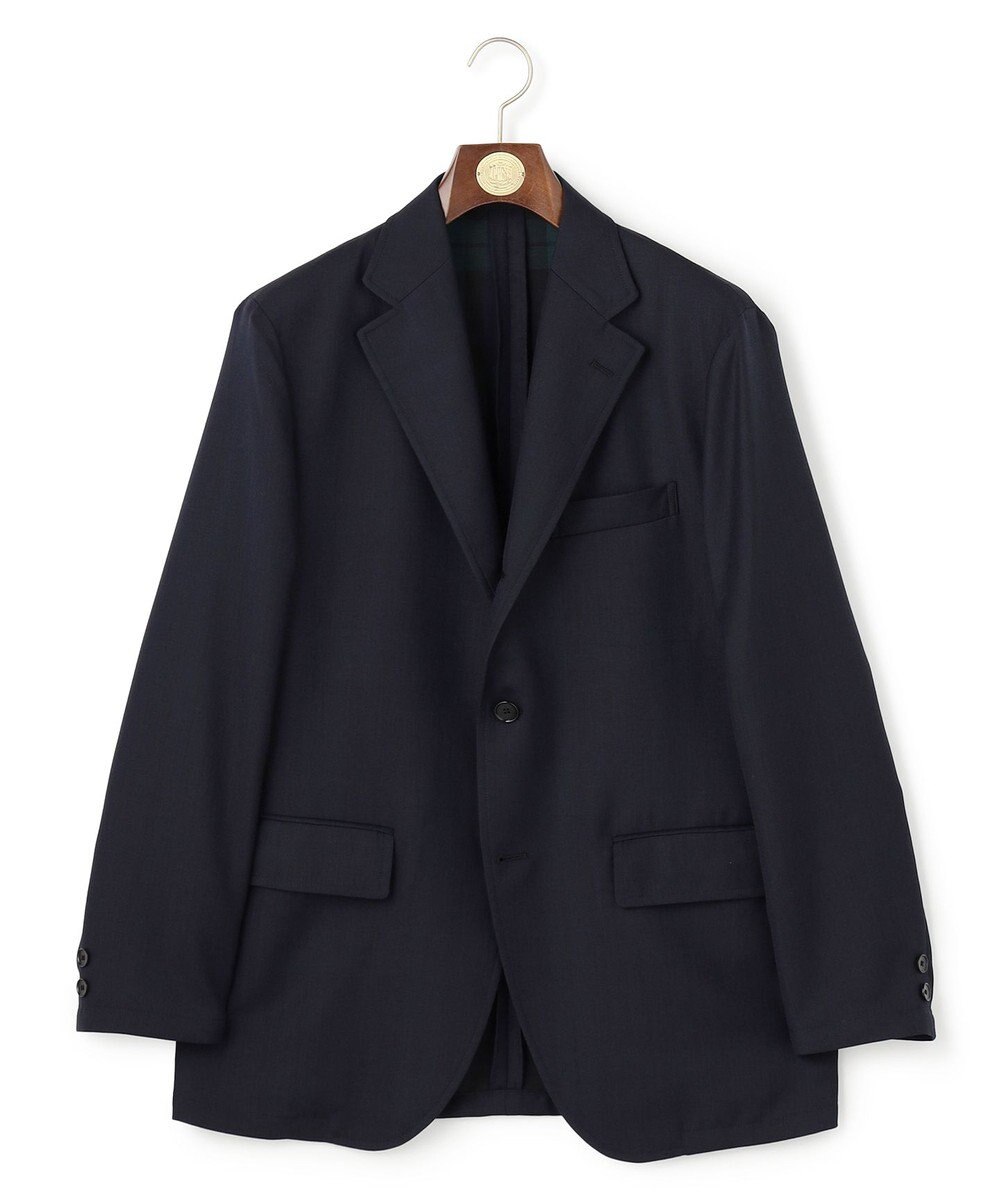 J.PRESS MEN 【SHACKET】ブラックウォッチ サマーダブルフェイス ジャケット 