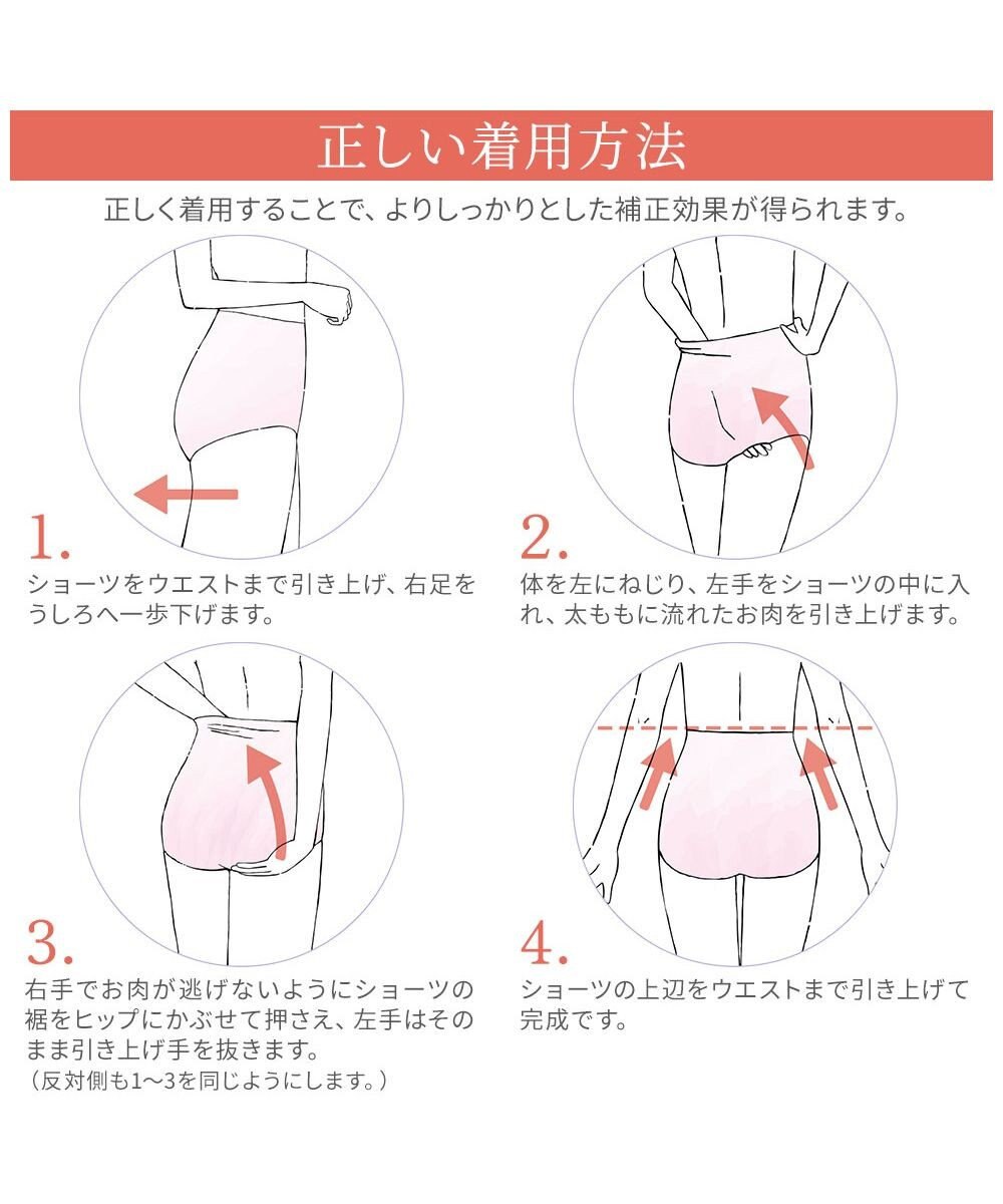 BRADELIS New York 【BRADELIS NewYork peace】ナチュラルフィット綿混ショーツ25 補正 補整下着 吸汗速乾 接触冷感で快適 