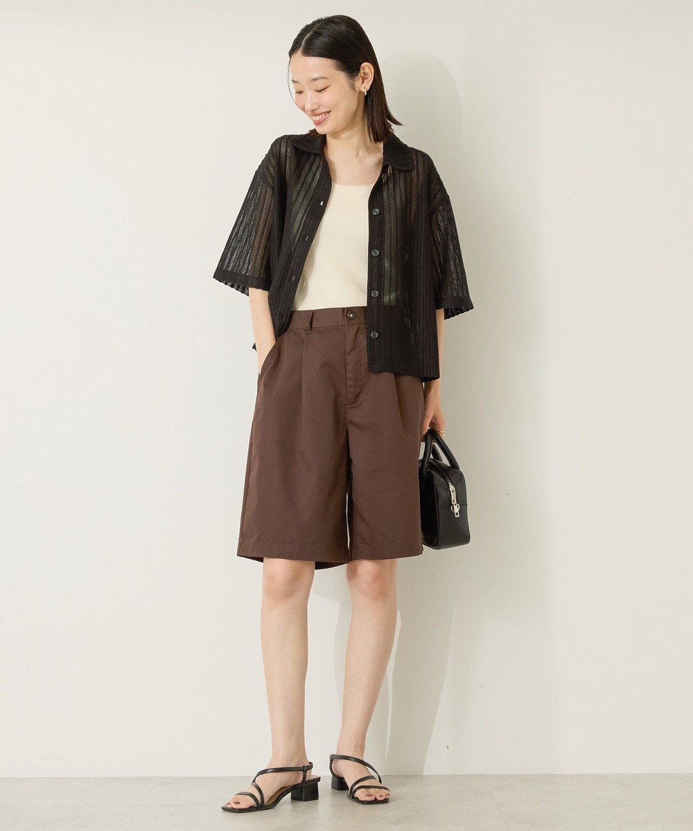 AMERICAN HOLIC メッシュ半袖ブラウス 