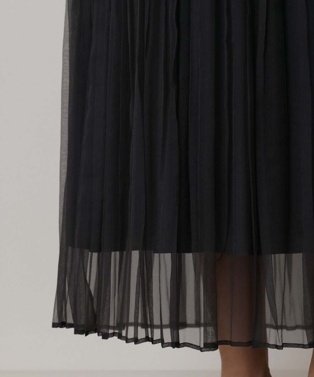 GRACE CONTINENTAL オーガンスパンコールスカート 