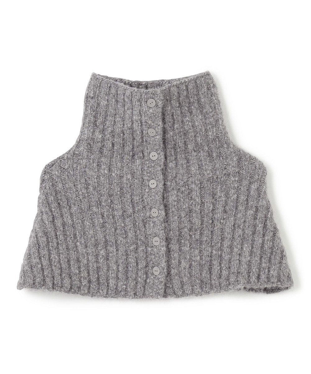 BEIGE， GLAIEULS / アルパカ混インターシャスヌード 