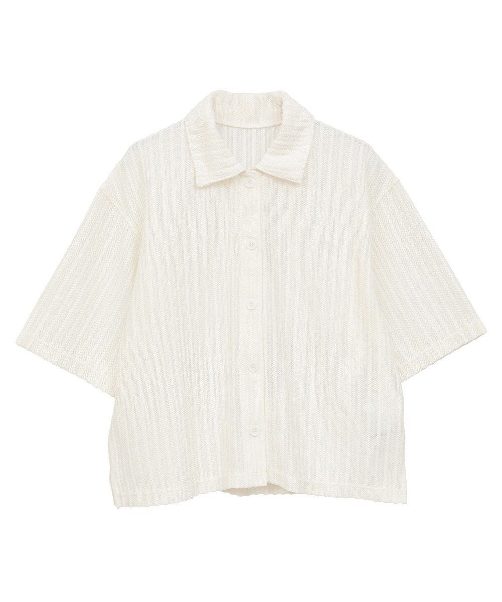 AMERICAN HOLIC メッシュ半袖ブラウス 