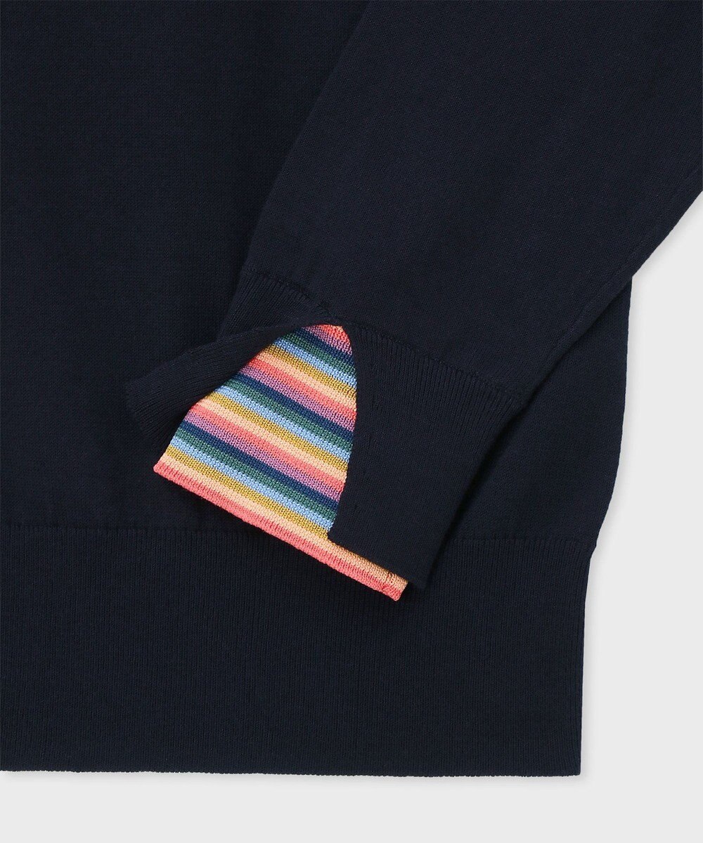 Paul Smith 【洗える】ストライプ カフス カーディガン 