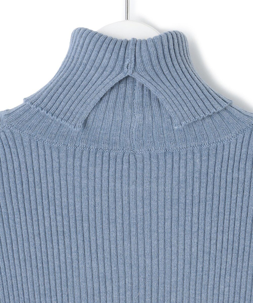 J.PRESS YORK STREET 【WOMEN】ANTI PILLING WOOL リブタートルニット 
