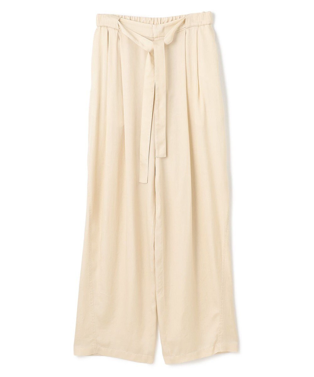 BEIGE， 【洗える・VERY 6月号掲載】PAWPAW / ウエストリボンタックワイドパンツ 