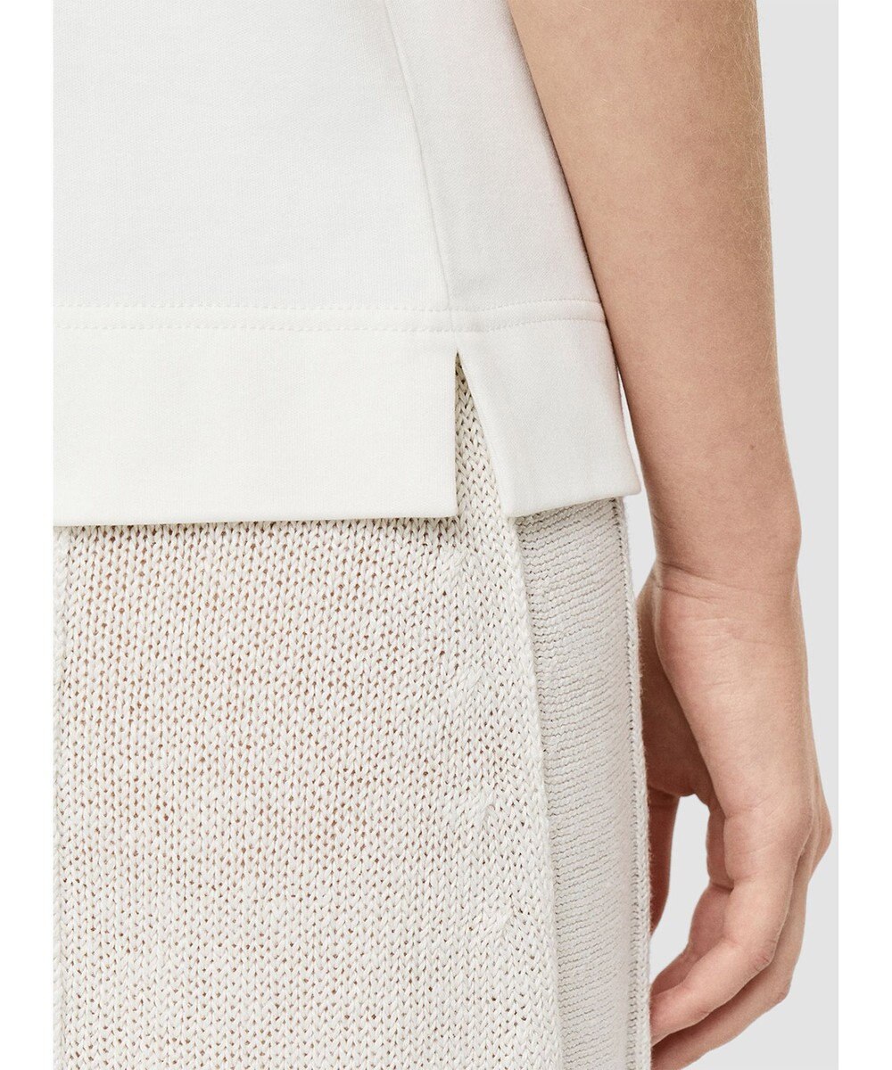 JOSEPH 【洗える】マーセライズコットン　ラウンドネックタンクトップ 