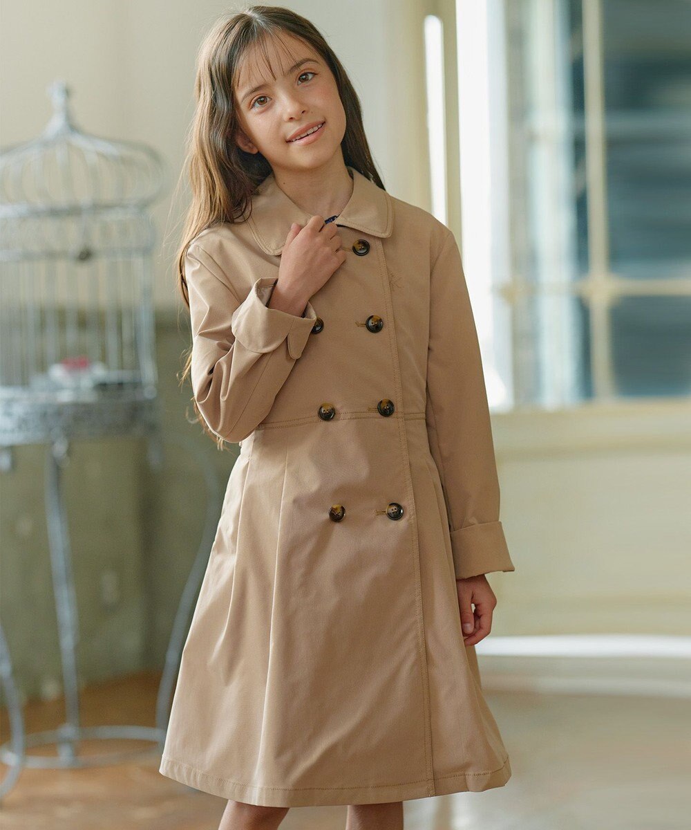 組曲 KIDS 【130-140㎝】【撥水】ブリティッシュ トレンチコート 
