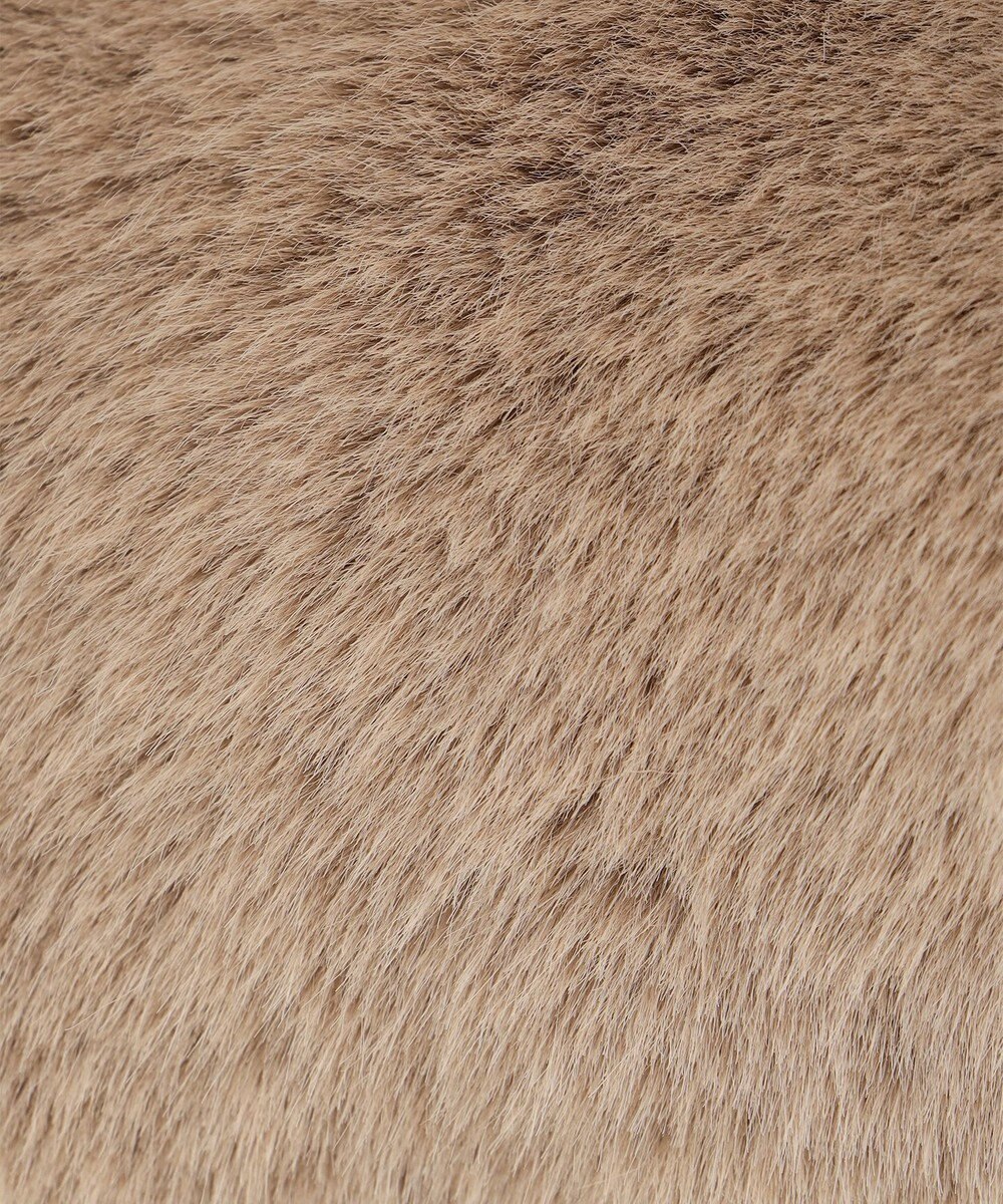 自由区 フェイクファーワンハンドル バッグ 