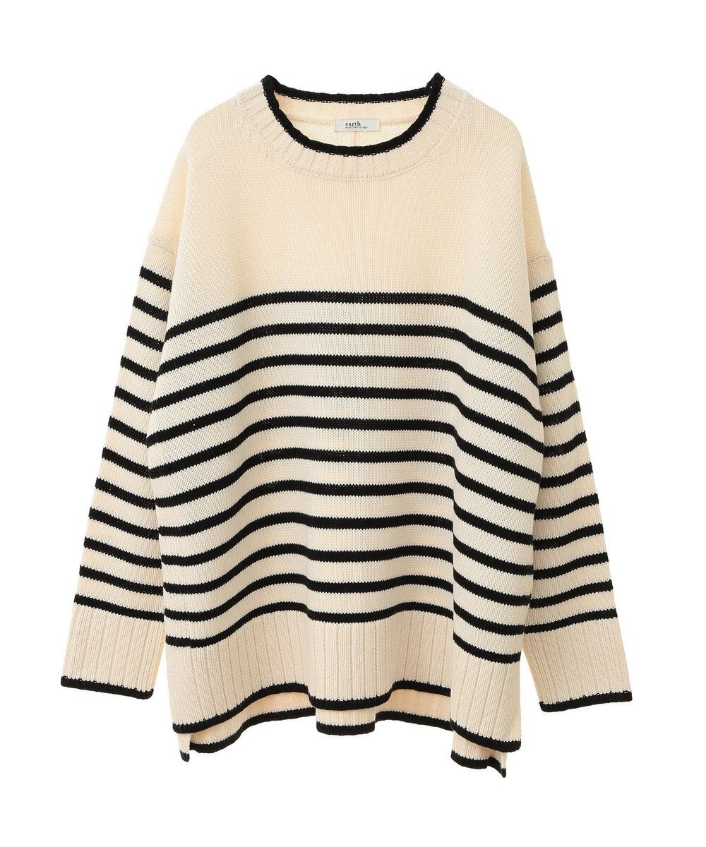 earth music&ecology ウォッシャブルスリットチュニック 