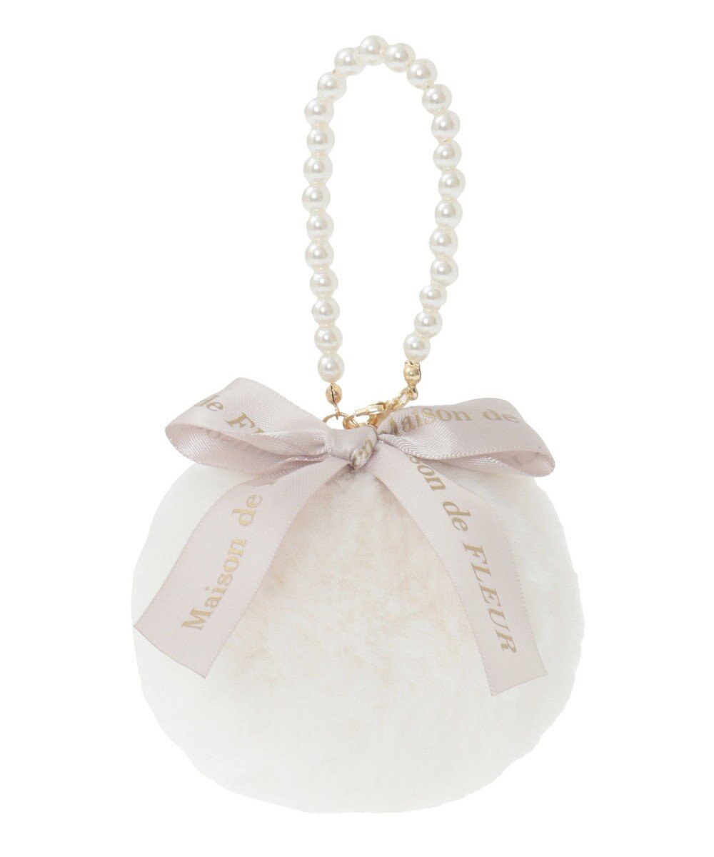 Maison de FLEUR パールチェーンファーチャーム 