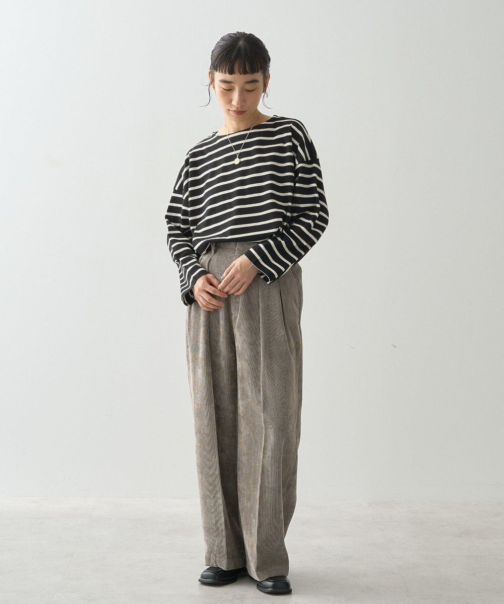 AMERICAN HOLIC ボーダーカットＢＩＧプルオーバー 