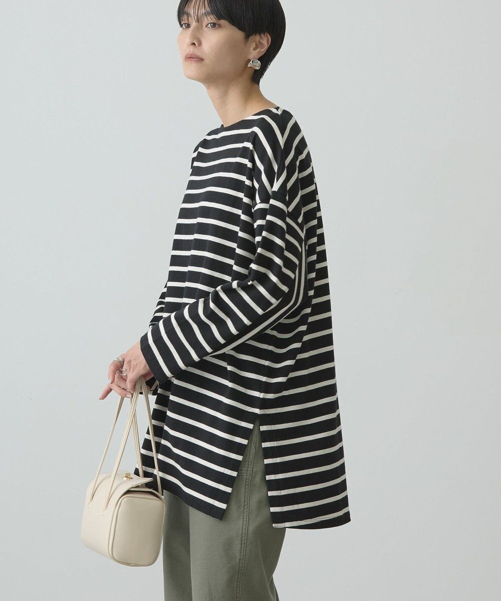 AMERICAN HOLIC ボーダーカットＢＩＧプルオーバー 