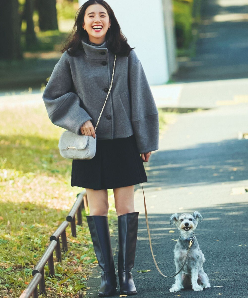 uncrave 【撥水】プルーフ メルトン スタンドネック コート（uncrave STANDARD） 