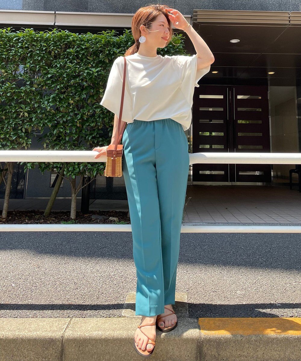 UNFILO 【ストレッチ/洗える】出会えるパンツ テーパード 