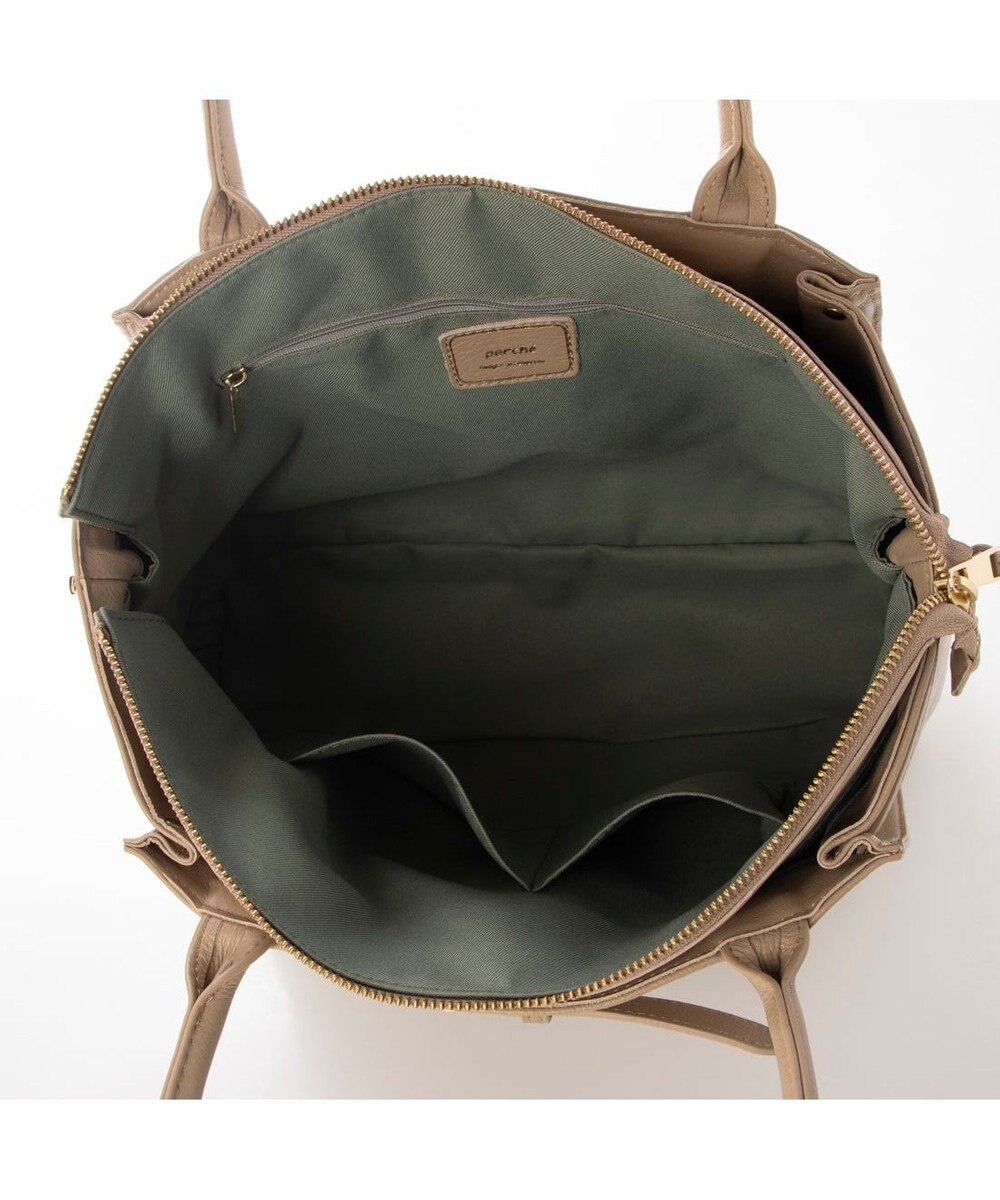 UNBILLION 【テレビ ドラマ着用アイテム】ペルケ perche / WEB限定牛革ソフトA4ベルトトート 