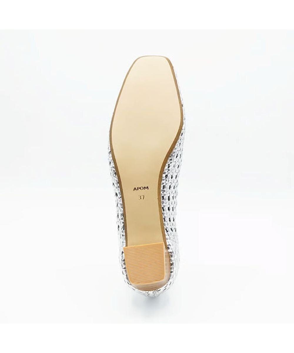 APOM レザーメッシュパンプス30 