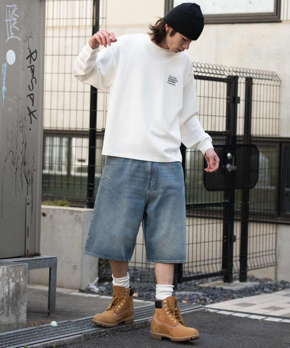 WEGO 【ユニセックス着用ITEM/MLサイズ展開】ガールプリントT（LS） 