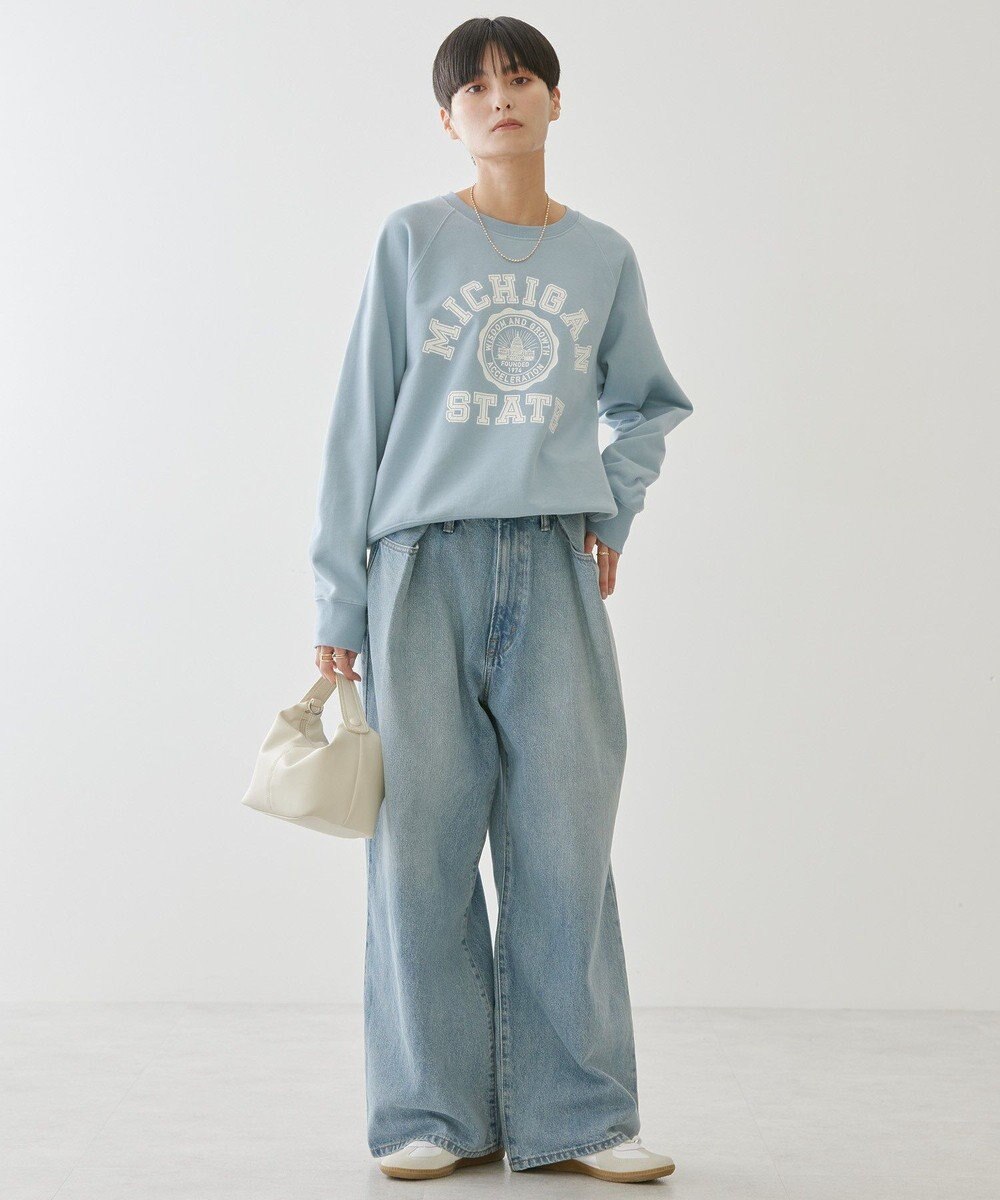 AMERICAN HOLIC タックワイドデニム 