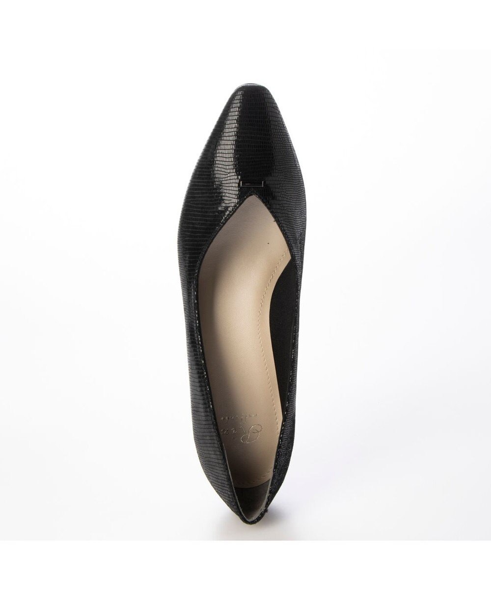 Riz raffinee <Riz raffinee>Vカットリザードプリントパンプス 