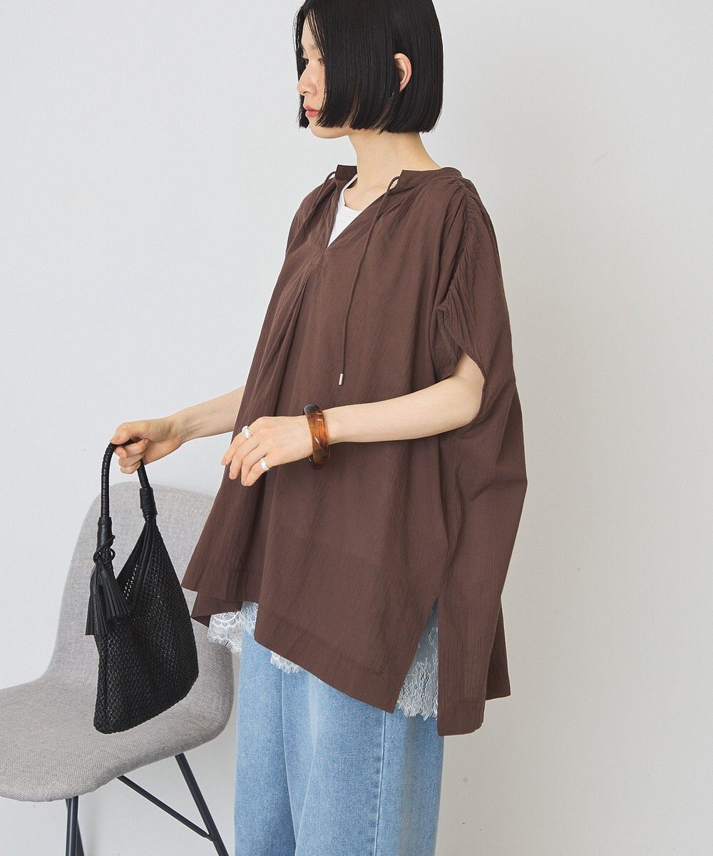 AMERICAN HOLIC フレンチスリーブスキッパーブラウス 
