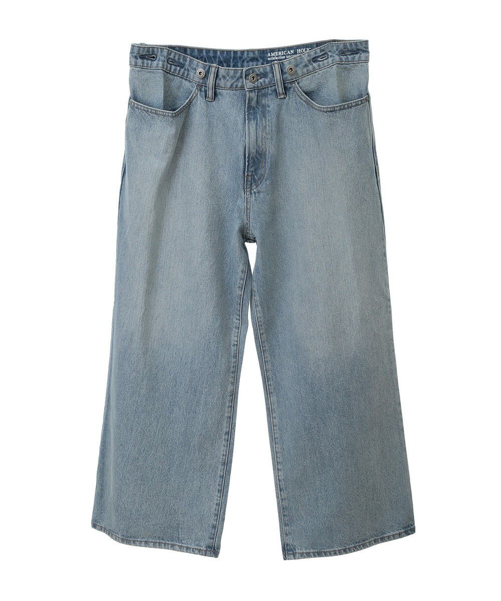 AMERICAN HOLIC タックワイドデニム 