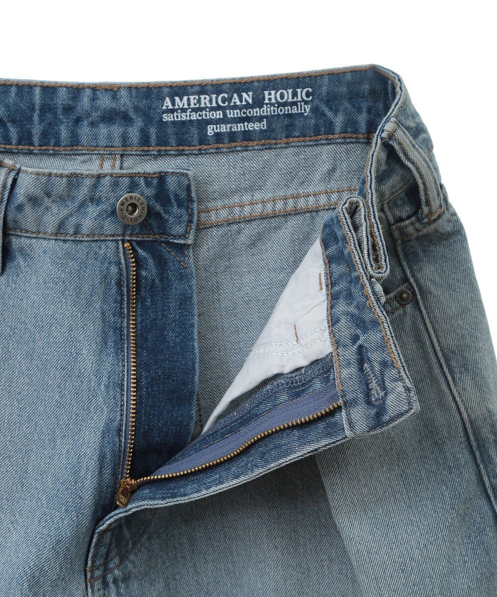 AMERICAN HOLIC タックワイドデニム 
