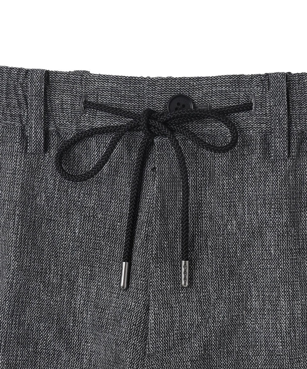 JOSEPH HOMME 新型・新柄【洗える/ストレッチ/シワになりにくい/セットアップ対応可】クールドッツストレッチ ドロスト付テーパードパンツ / PEGG CONVERTIBLE 