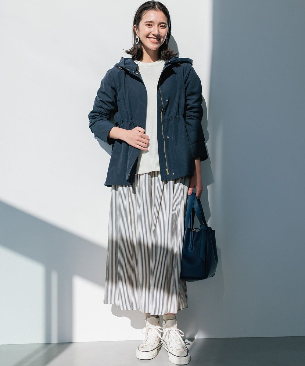 組曲 L 【フード取り外し可】2WAYショート丈ライトアウター 