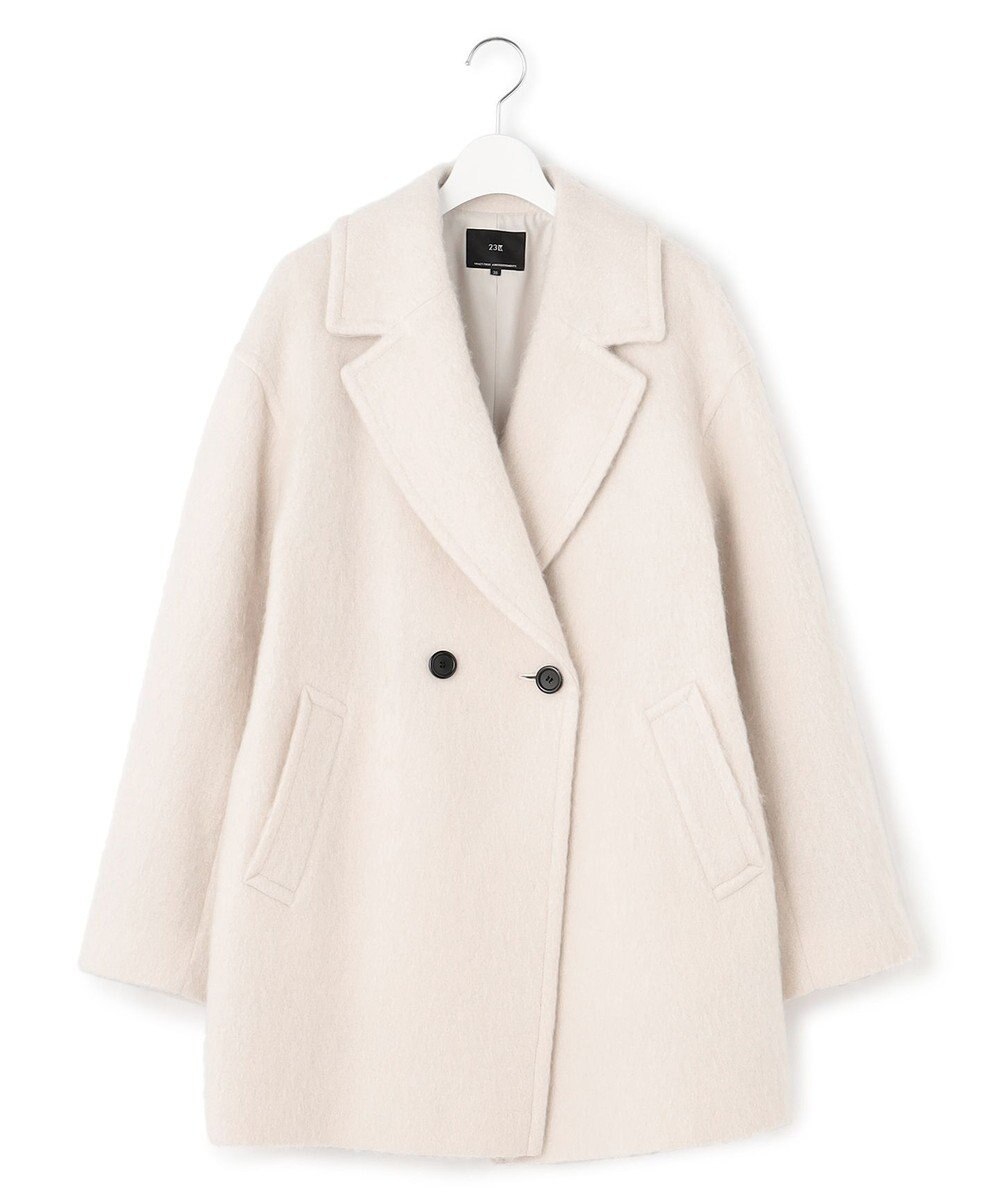 23区 L 【Oggi1月号掲載】ループカットシャギー コート 