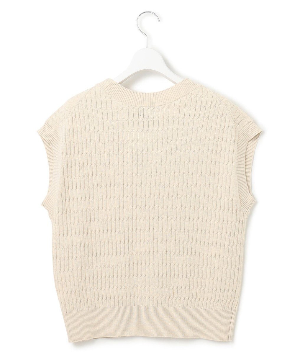J.PRESS YORK STREET 【WOMEN】コットンケーブル ベスト 