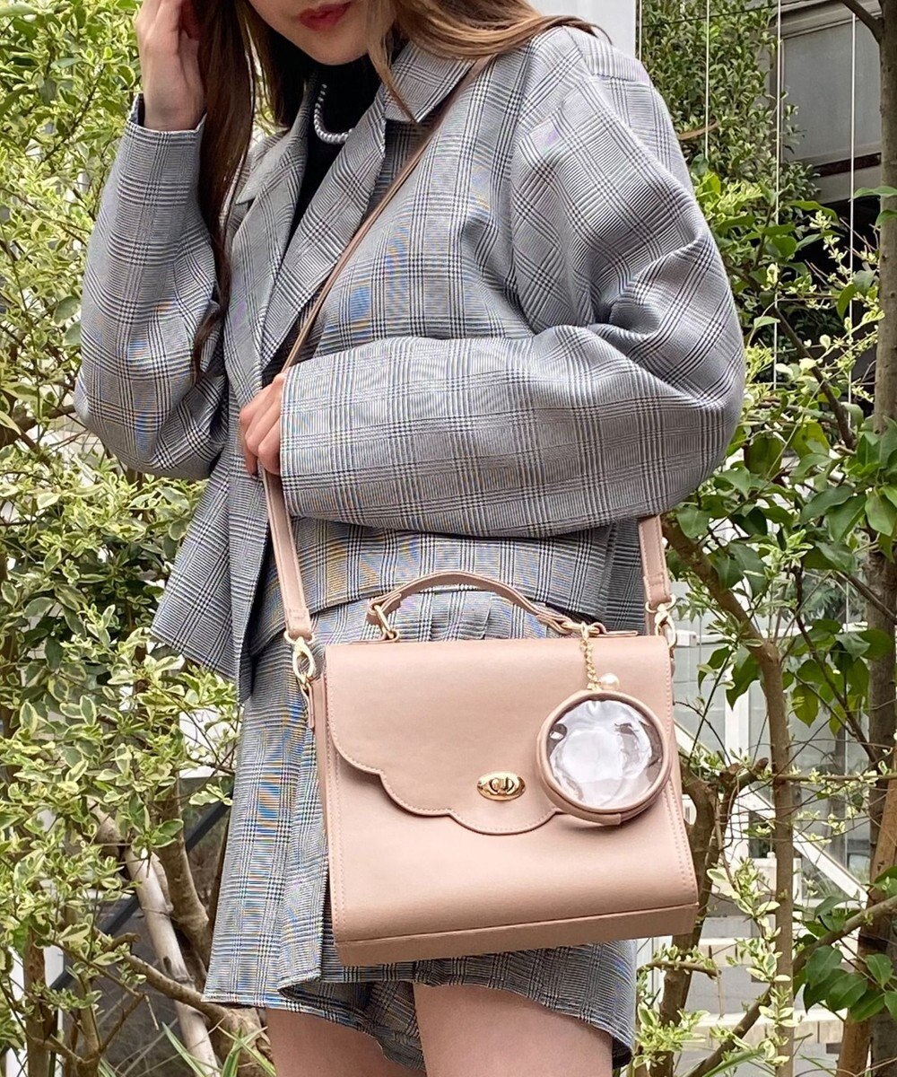 WEGO 【痛バ＆推し活グッズ】スカラップ痛ショルダー 