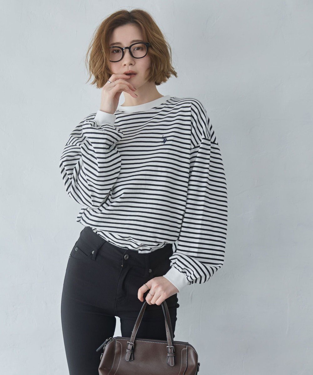 WEGO 【大好評により再入荷！】USPOLOだぼそでカラーロンT 