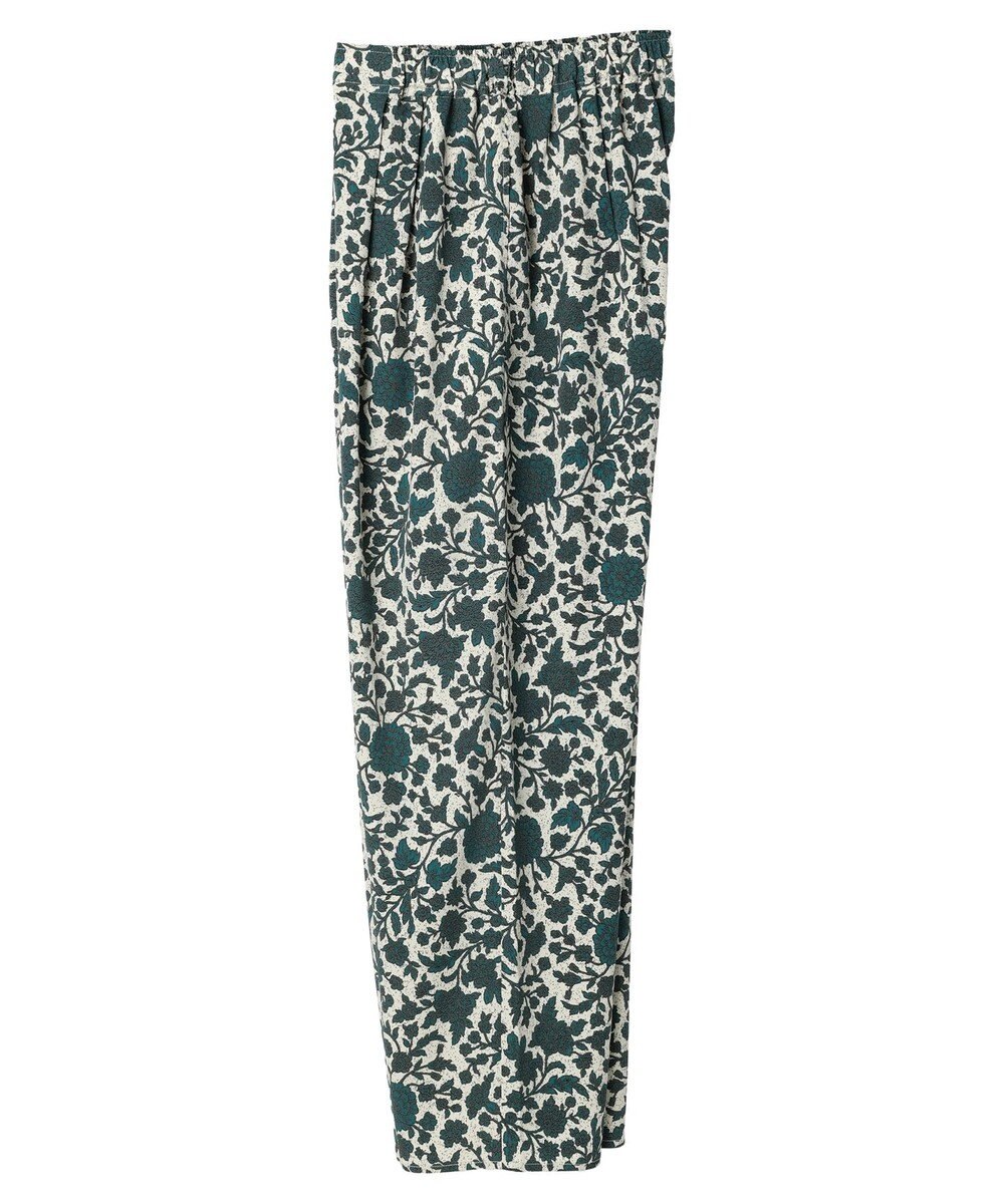 Green Parks ボタニカル柄イージーパンツ 