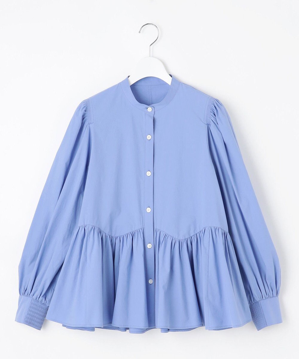 23区 【SLOW/一部店舗限定】タンブラーコットンブロード ブラウス 