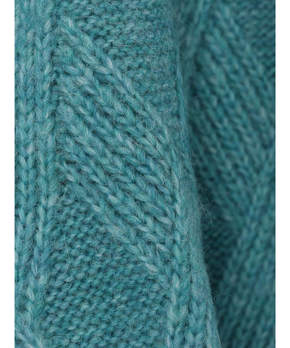 AMERICAN HOLIC Ｍｉｘヤーンモックネックケーブルニットプルオーバー 