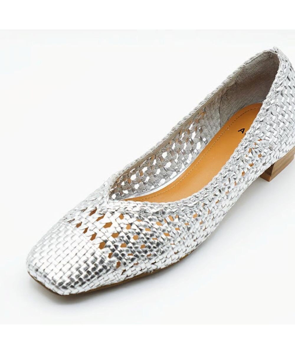 APOM レザーメッシュパンプス30 