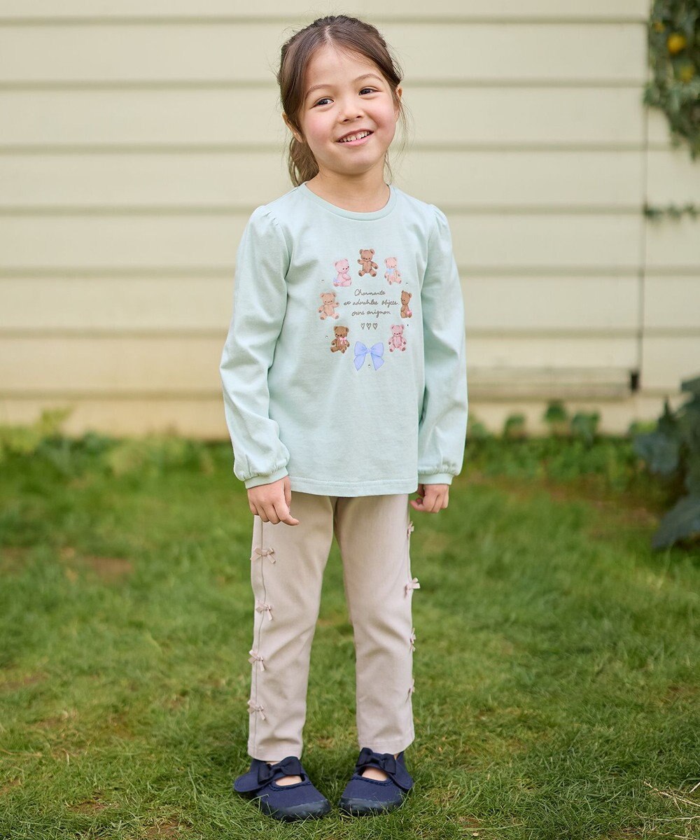 ANY KIDS ガーリーアート 長袖Tシャツ 