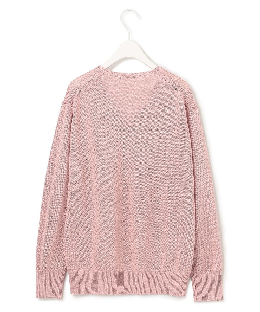 ICB 【WEB限定カラーあり・洗える】ペーパーブレンドシャインニット Vネックプルオーバー 